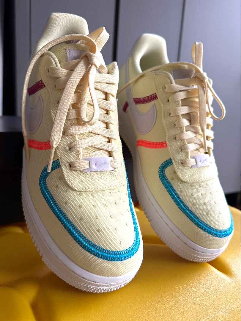 Nike air force discount 1 yellow womens
