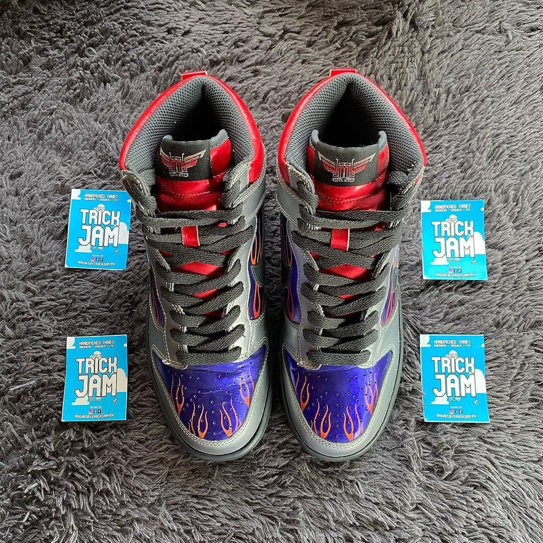 optimus prime nike dunks