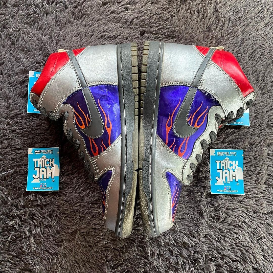 optimus prime nike dunks