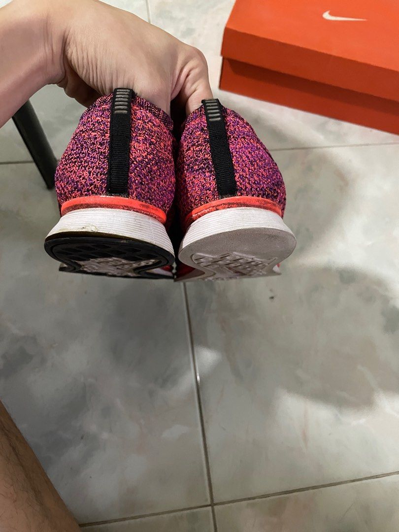 Nike flyknit racer acai berry on feet best sale
