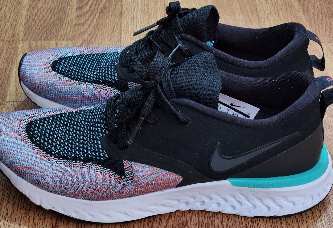 Odyssey react 2 discount flyknit women's shoes black/jade