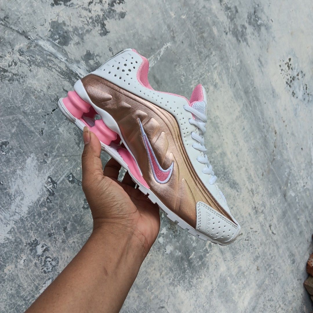 Nike shox rosa store original