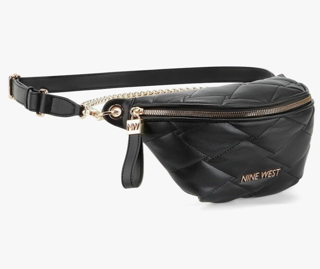 Nine West Regan Sling Waist Bag Black Women s Fashion Bags Wallets Cross body Bags on Carousell