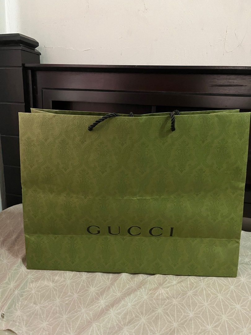 Paper bag sales gucci original
