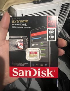 Original SanDisk Extreme Micro SDXC Card 256gb