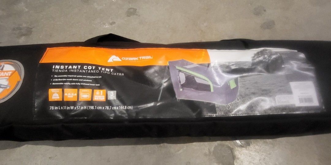 Ozark trail shop instant tent cot