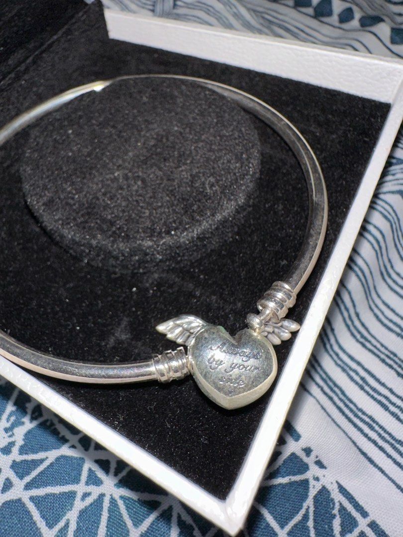 Pandora Limited Edition Winged Heart Bangle With FREE Charms