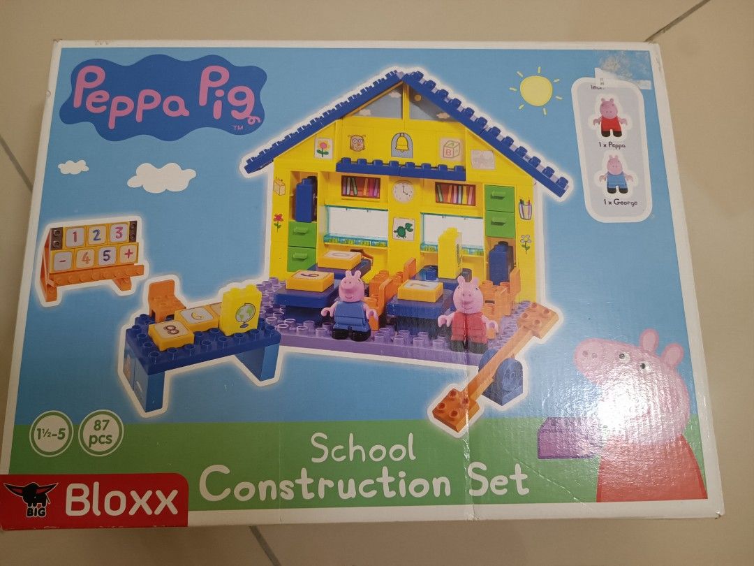 Peppa pig cheap classroom construction set