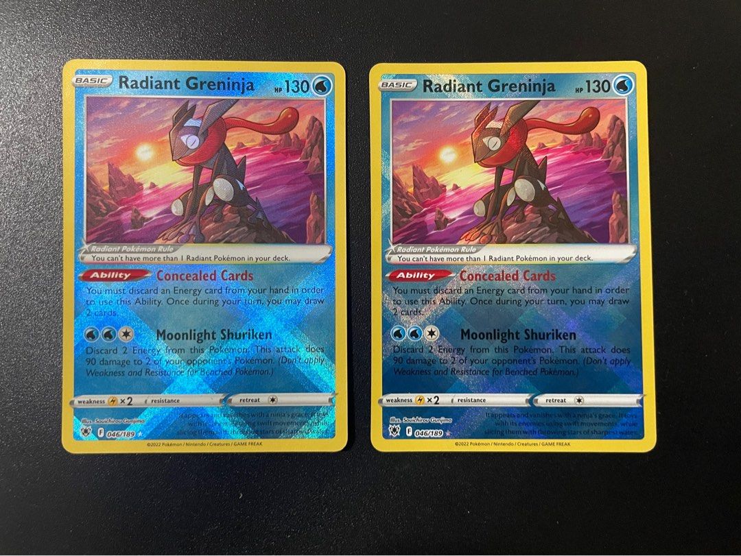 radiant greninja pokemon card Pokemon Graded: Radiant Greninja CGC 9 main image 1