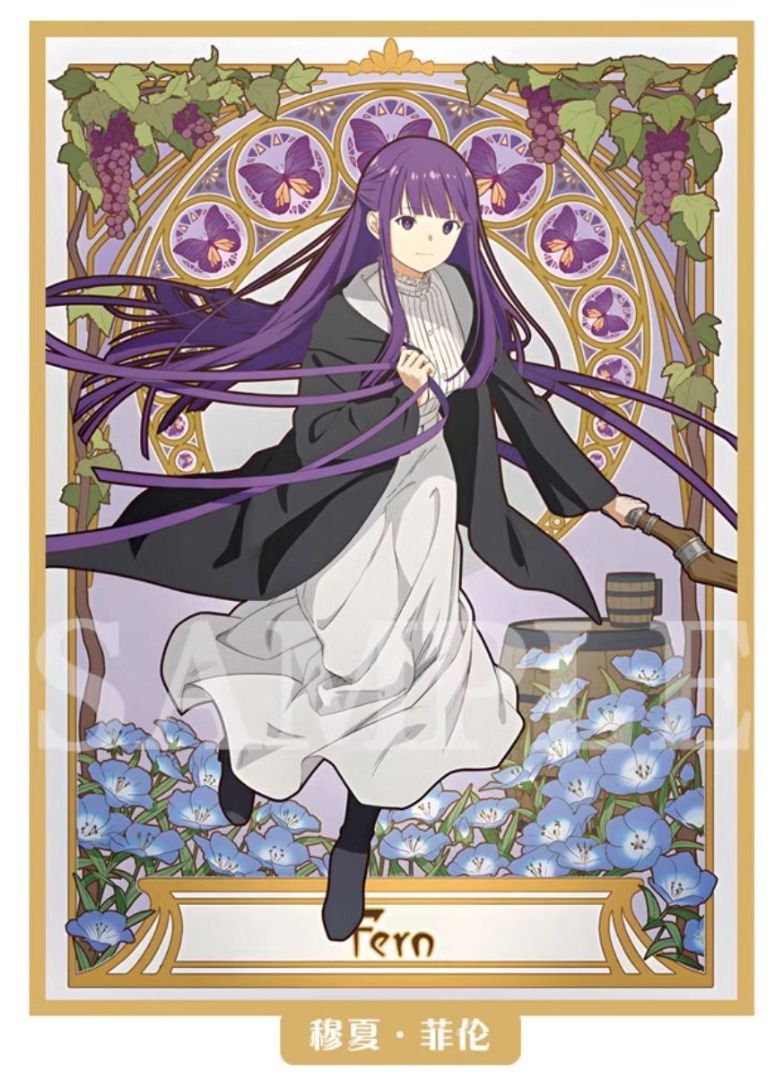 Preorder - Foil Fern Frieren Tarot style Doujin Anime Card Sleeve for  Pokemon, Yugioh, Vanguard, MTG, Weiss, Digimon, Lorcana, FAB , One Piece  and Sorcery, Hobbies & Toys, Toys & Games on Carousell