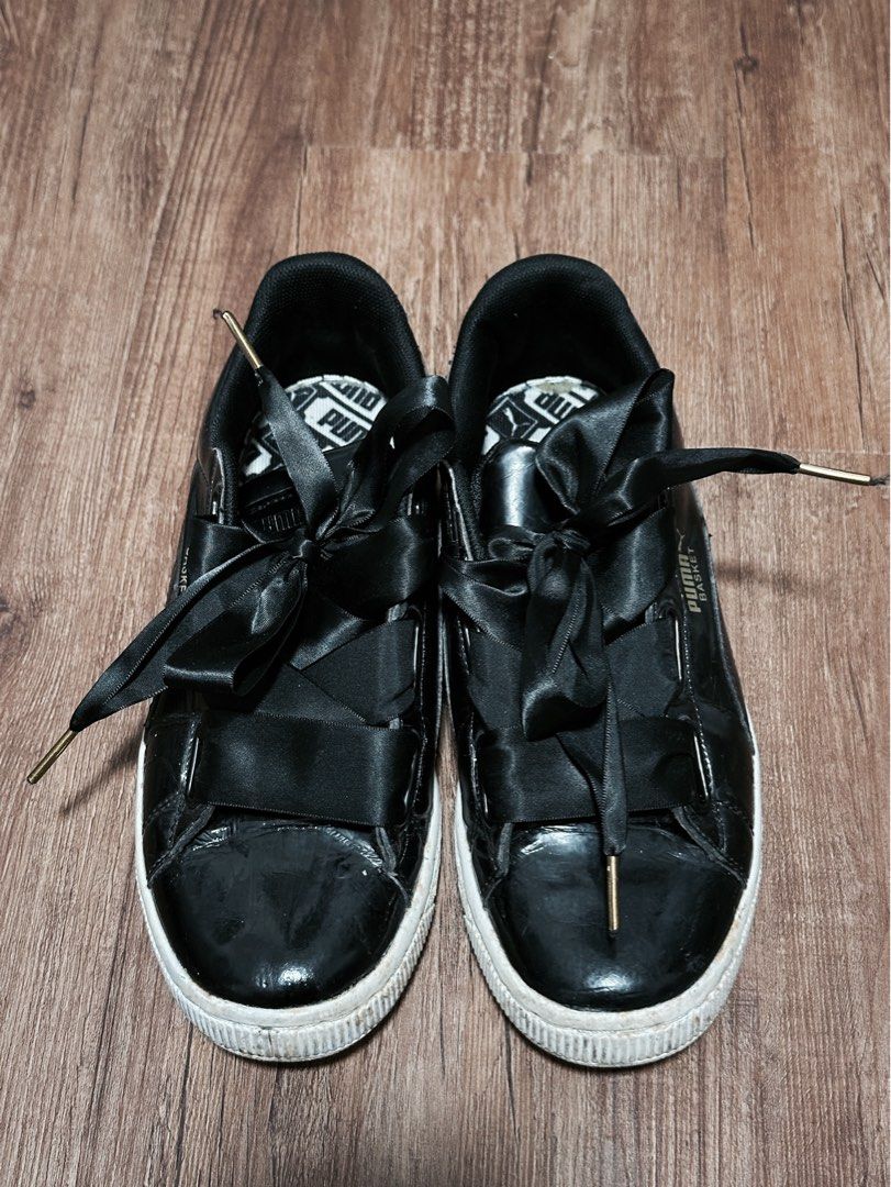 Puma patent leather shoes store