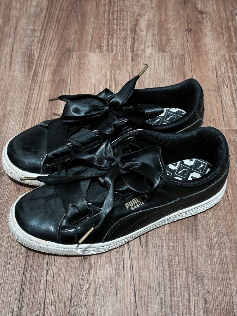 Puma basket patent new arrivals leather