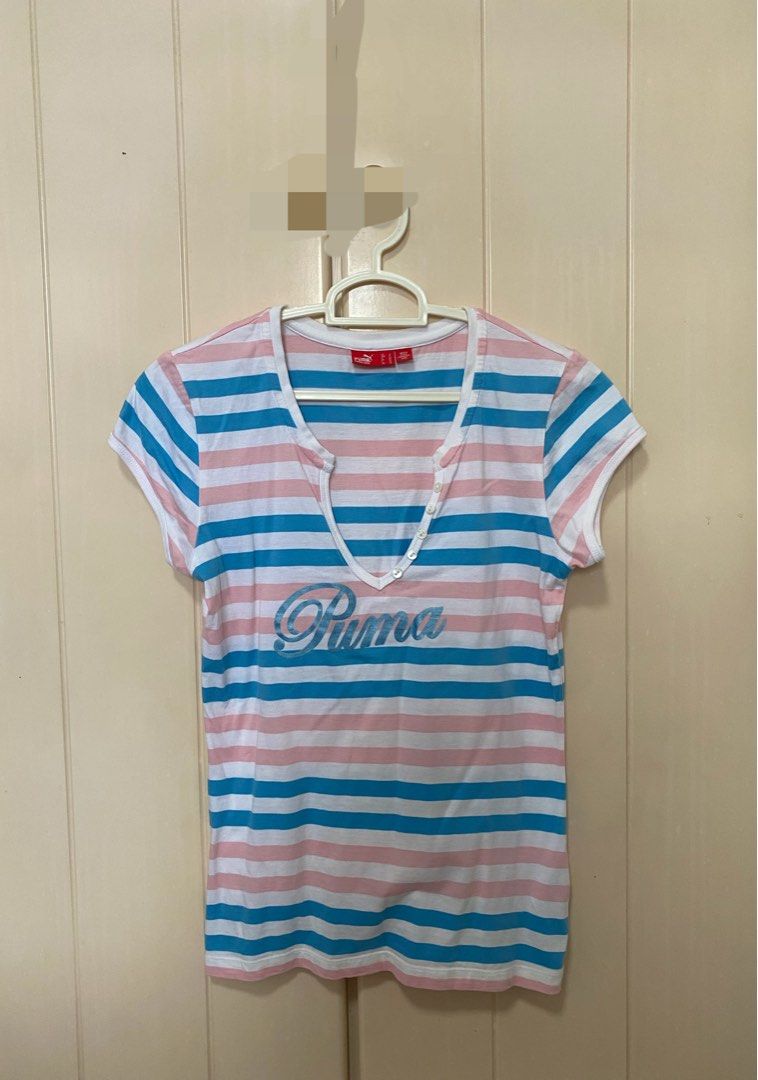 Puma striped cheap top