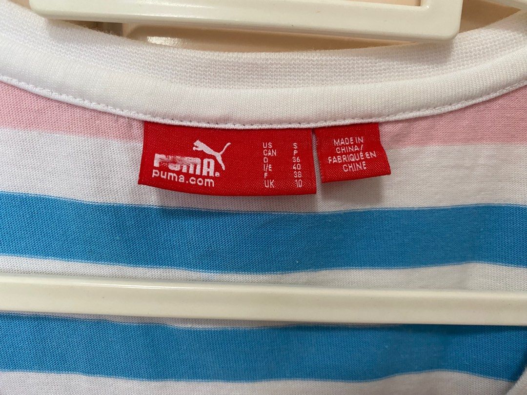 Puma striped top new arrivals