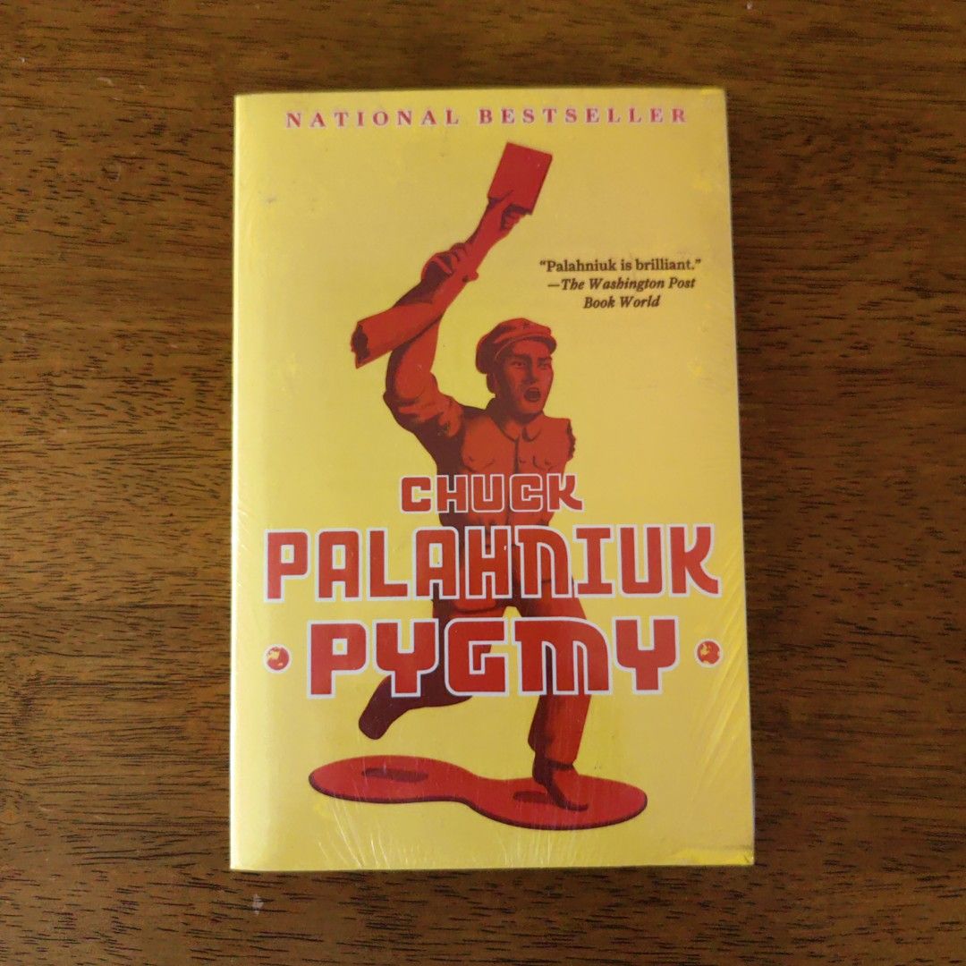Pygmy by Chuck Palahniuk (Category: Storybooks) located in Paranaque City. Submitted by booksaverph (Listing ID 1284395245, Image 1). Description: Pygmy by Chuck Palahniuk ✅ Brand new with signs of storage ✅ Paperback ✅ Sealed ✅ Orig price is 599.