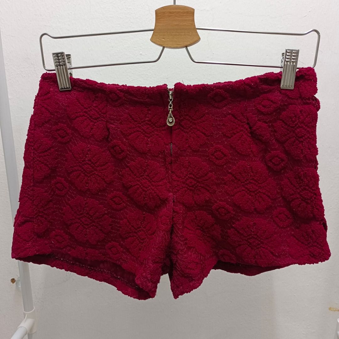 Red Shorts Pants Mini Shorts Women s Preloved Shorts Women s