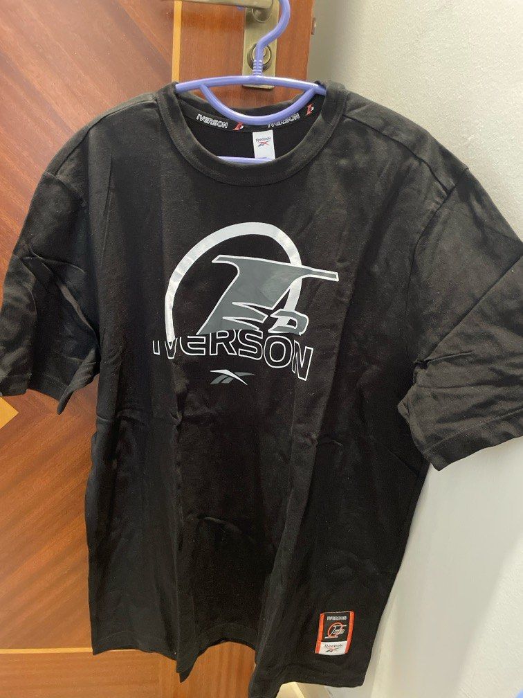 Reebok black mens t shirt