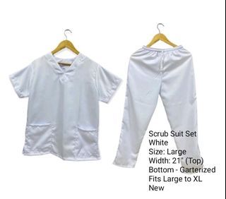 Scrubsuit Set White Large