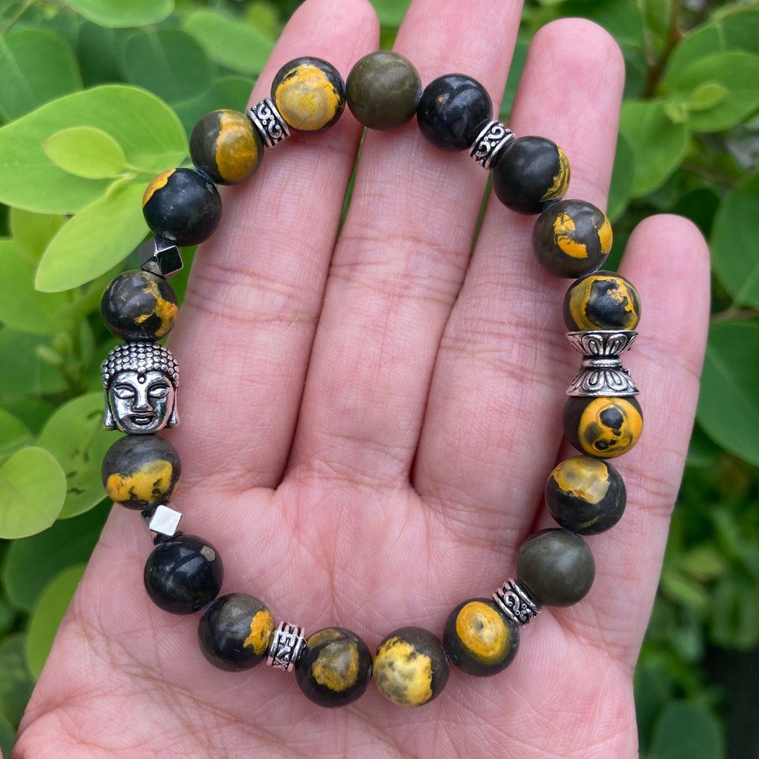 Mens buddha bracelet hot sale