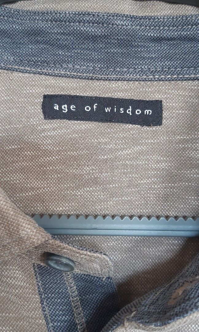 Age of wisdom long sleeve polo cheap