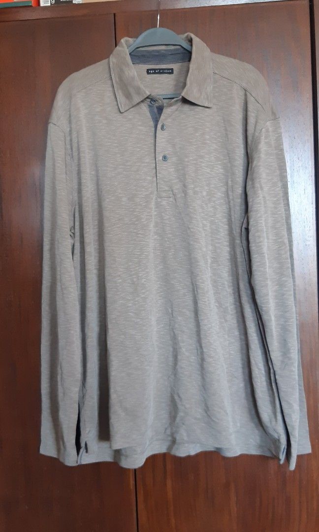 Age of wisdom long sleeve polo store