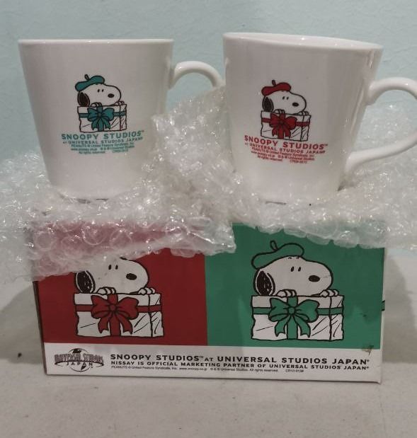 Snoopy cups (Category: Coffee & Tea Tableware) located in General Santos City (Dadiangas). Submitted by sam_surplus (Listing ID 1284479666, Image 1). Description: Authentic with box From Japan Surplus Wysiwyg Can send more pictures or video for interested buyers Buyer will shoulder the SF MOP tru GCASH MOD LBC COP or J&T Rest assured that we will pack the item well. .