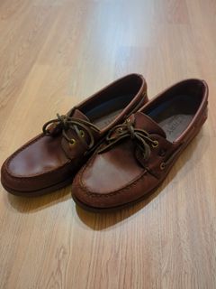 Mens leather boat shoes hotsell sale