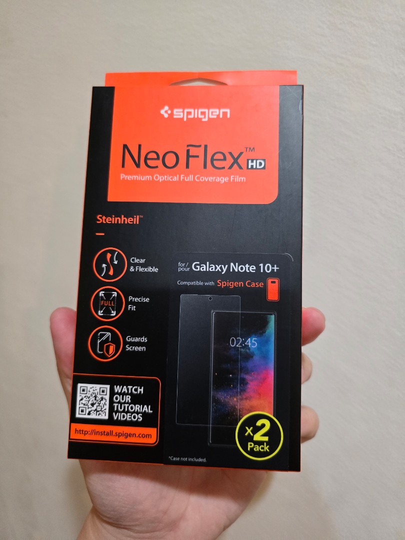 Spigen NeoFlex Screen Protector for Samsung Note 10+, Mobile