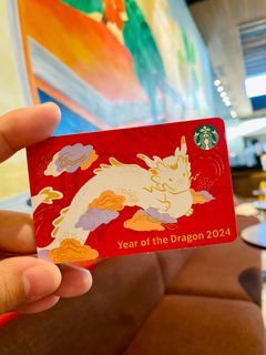 Starbucks PH CNY Dragon card