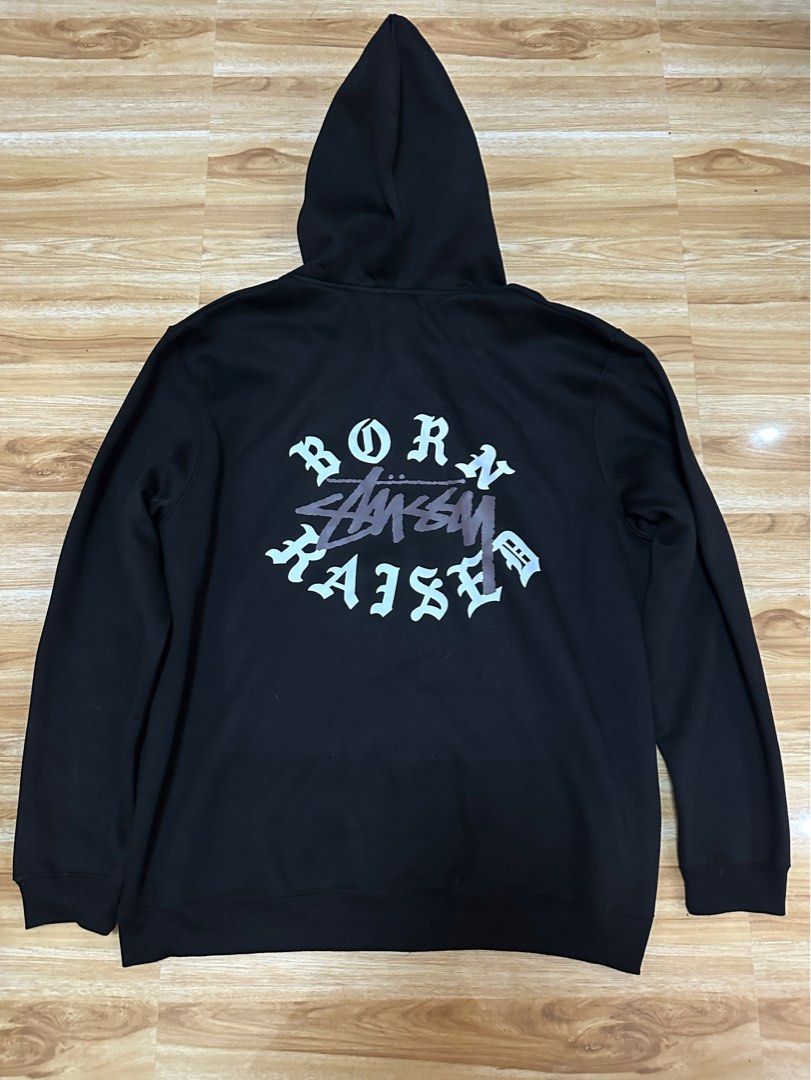 Stussy & Born X Raised Logo Zip Hoodie X-Large