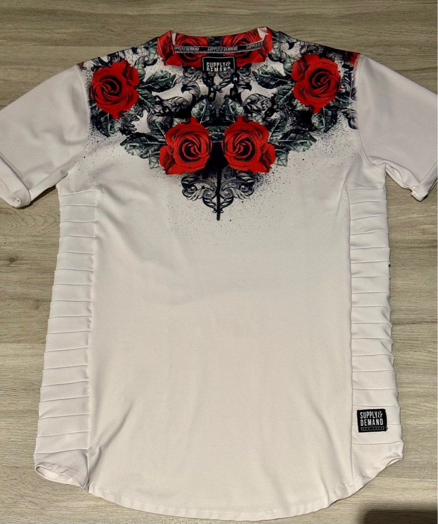 Supply Demand Rose Top Men s Fashion Tops Sets Tshirts