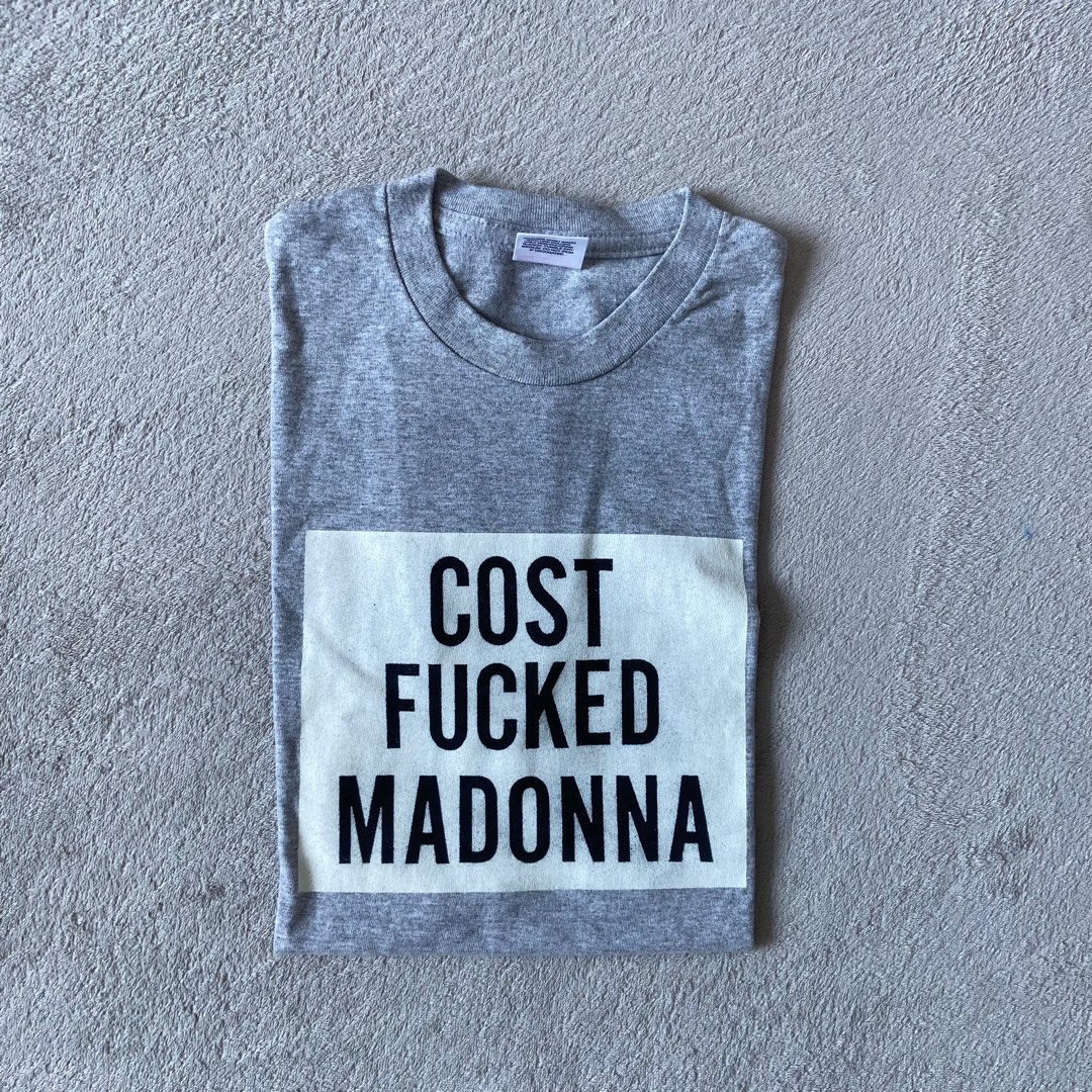 Supreme COST FUCKED MADONNA Tee, 男裝, 上身及套裝, T-shirt、恤衫