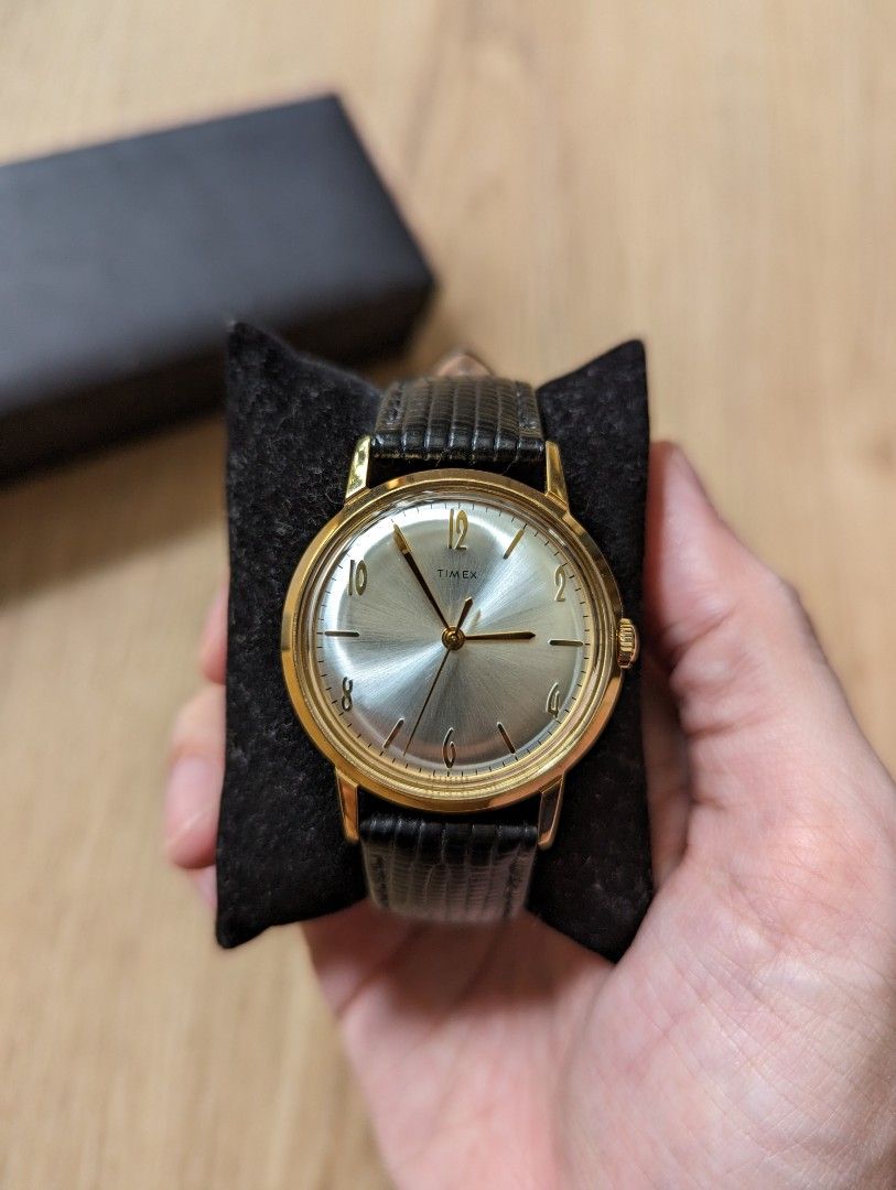 Gold timex marlin on sale