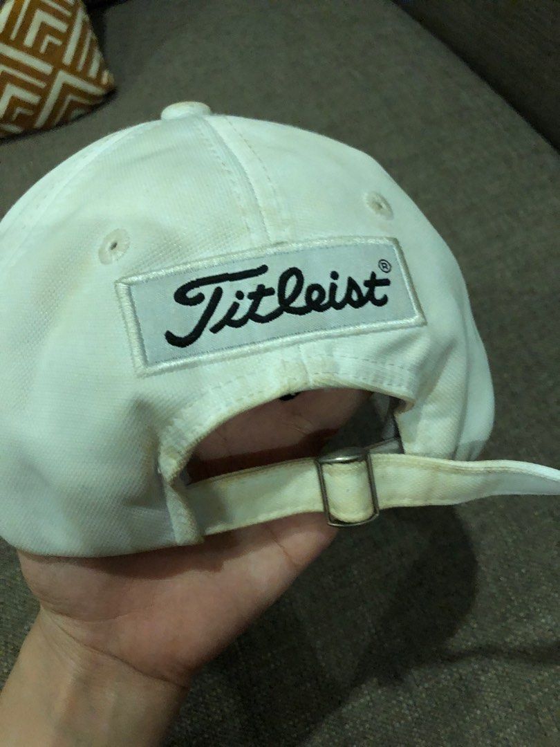 Titleist Cap (Category: Caps & Hats) located in Quezon City. Submitted by declutteringgn (Listing ID 1284444259, Image 2). Description: Kinda dirty, but can be washed.