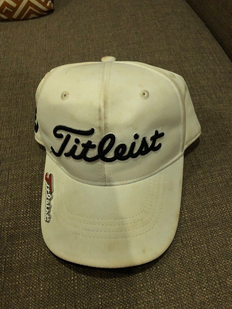 Titleist Cap (Category: Caps & Hats) located in Quezon City. Submitted by declutteringgn (Listing ID 1284444259, Image 1). Description: Kinda dirty, but can be washed.