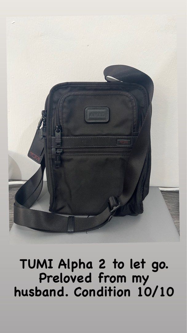 TUMI Alpha 2 Sling Bag organizer travel tote Men s Fashion