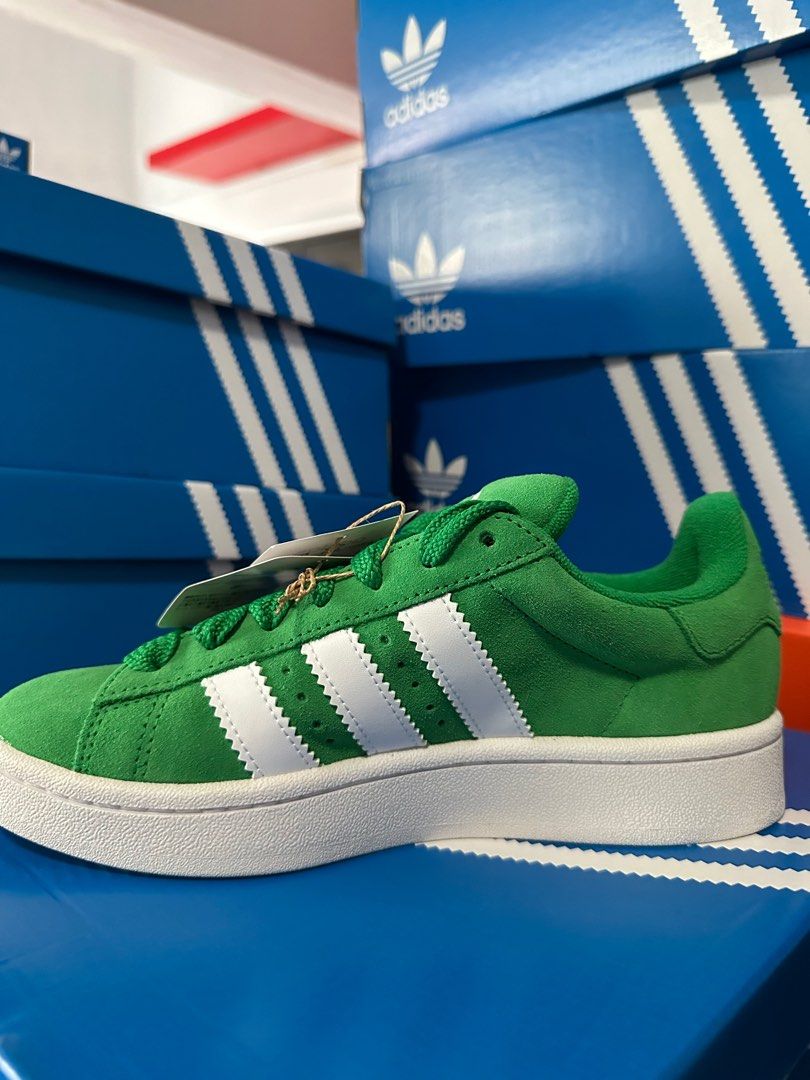 Adidas old school top green