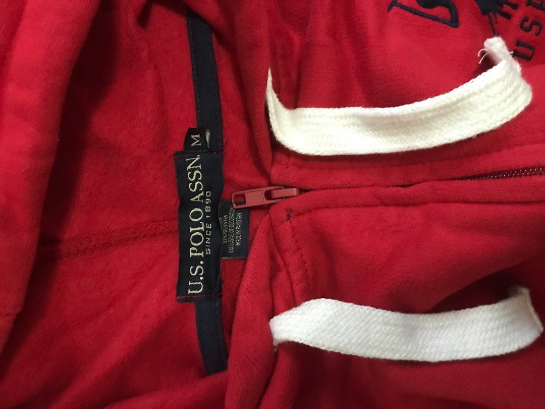 US Polo Assn Red Jacket M Men s Fashion Coats Jackets and