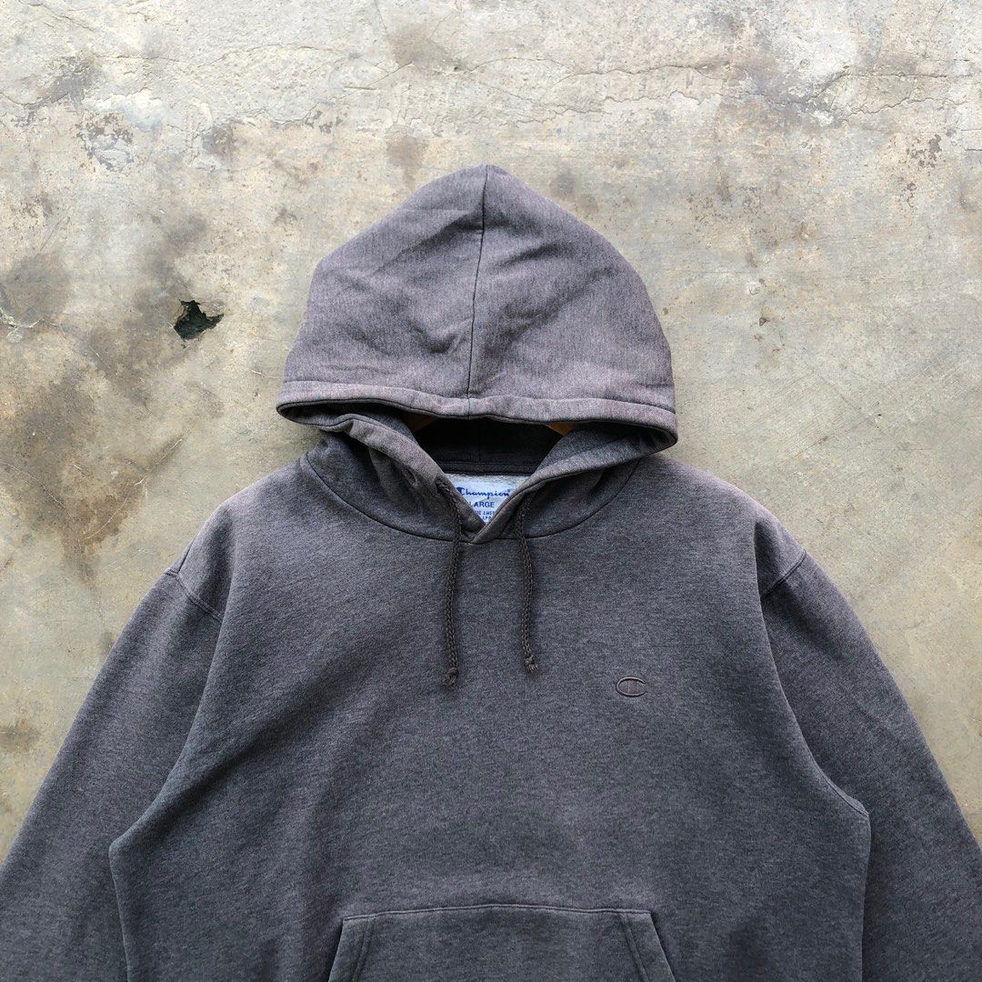 Vintage vtg distressed champion brand small logo sweatshirt hoodie