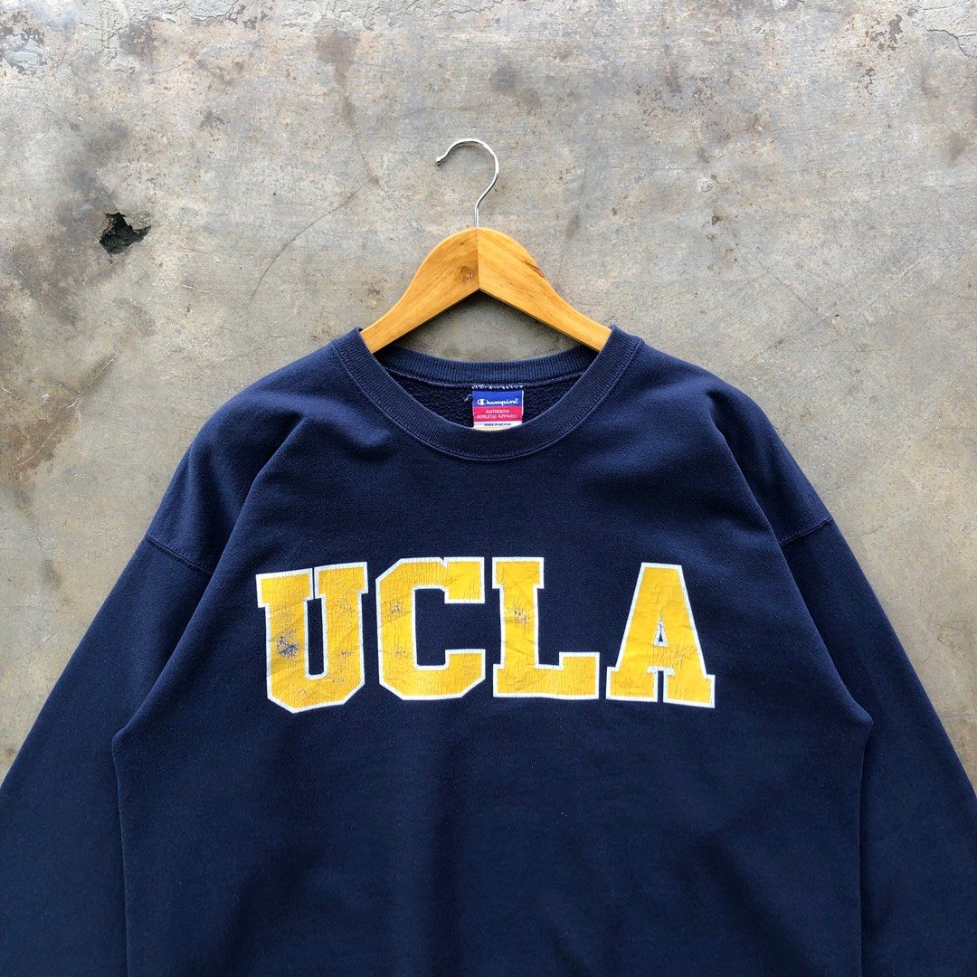 Vintage vtg sunfaded y2k champion brand ucla big print sweatshirt