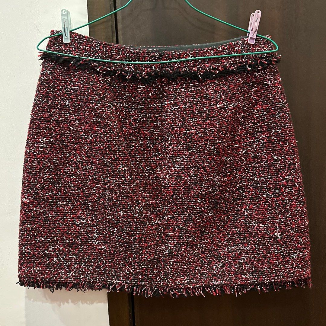 Warehouse tweed mini skirt sale