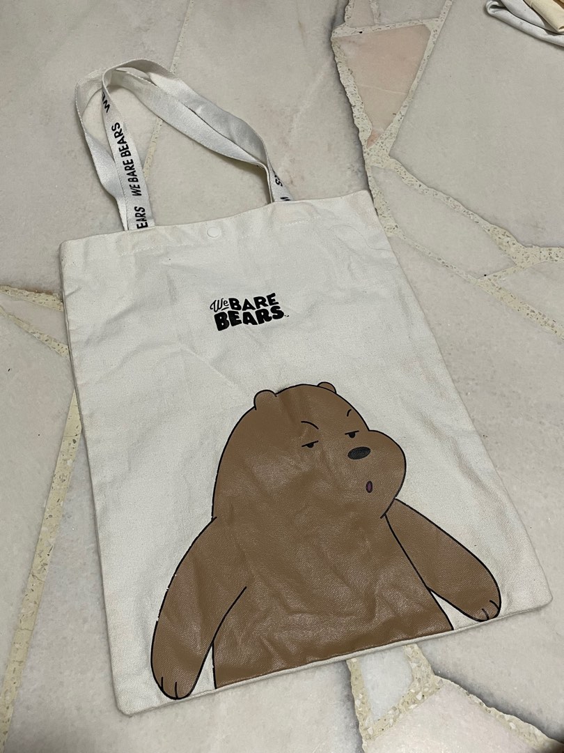 Miniso we bare bears tote bag hot sale