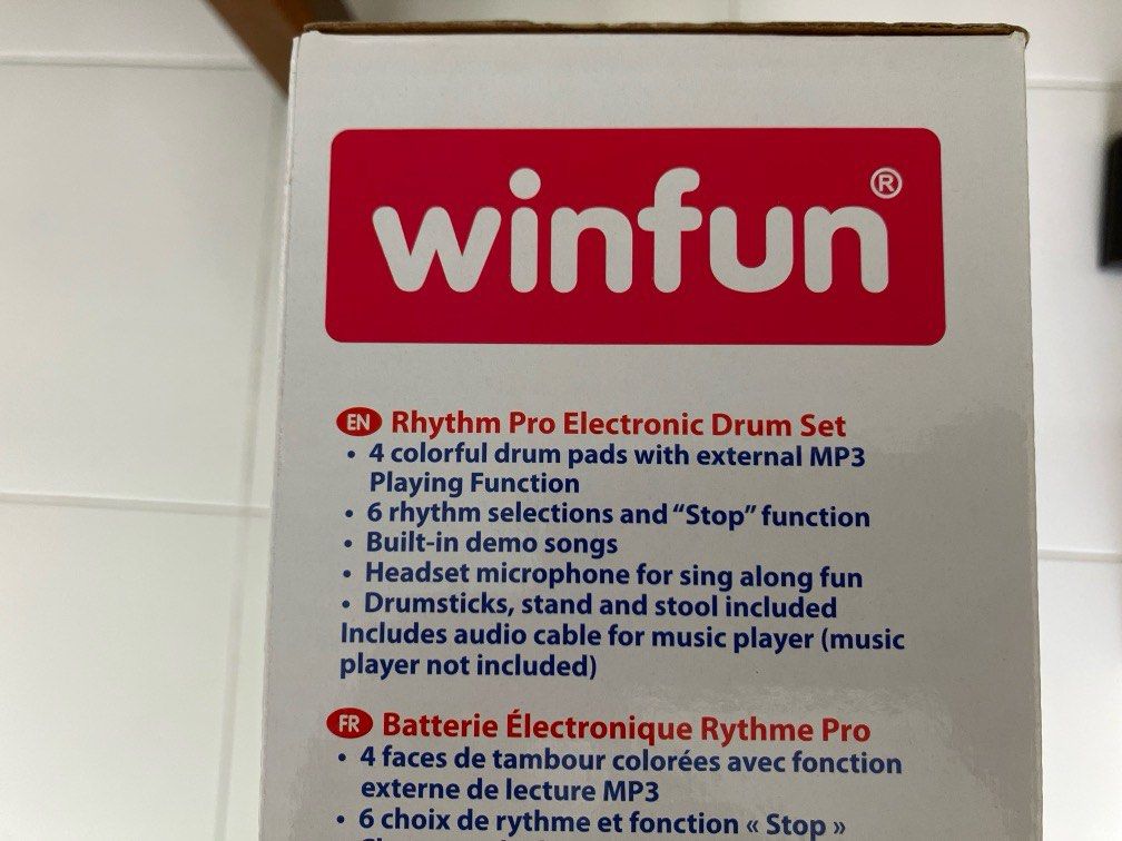 Winfun rhythm pro electronic drum discount set