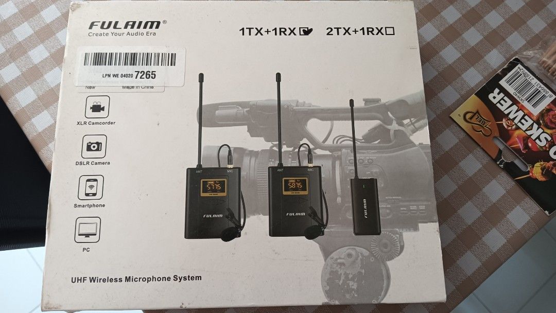 Wireless microphone system483766602847365121