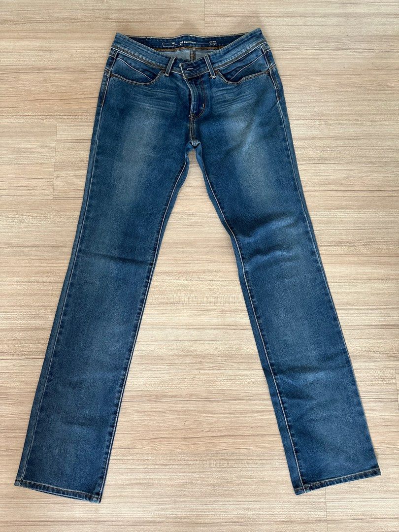 Woman Jeans Woman Levi s Jeans Levi s Demi Curve Mid Rise Straight SIZE 28