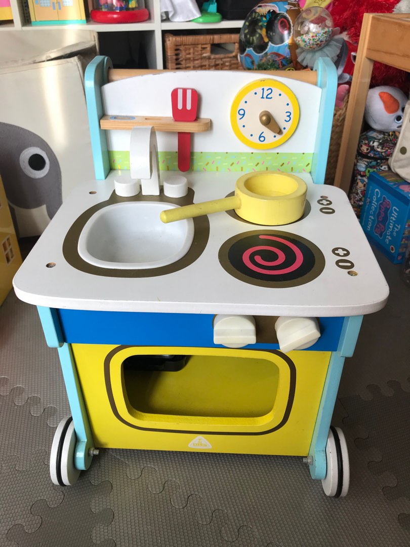 Wooden activity clearance kitchen walker