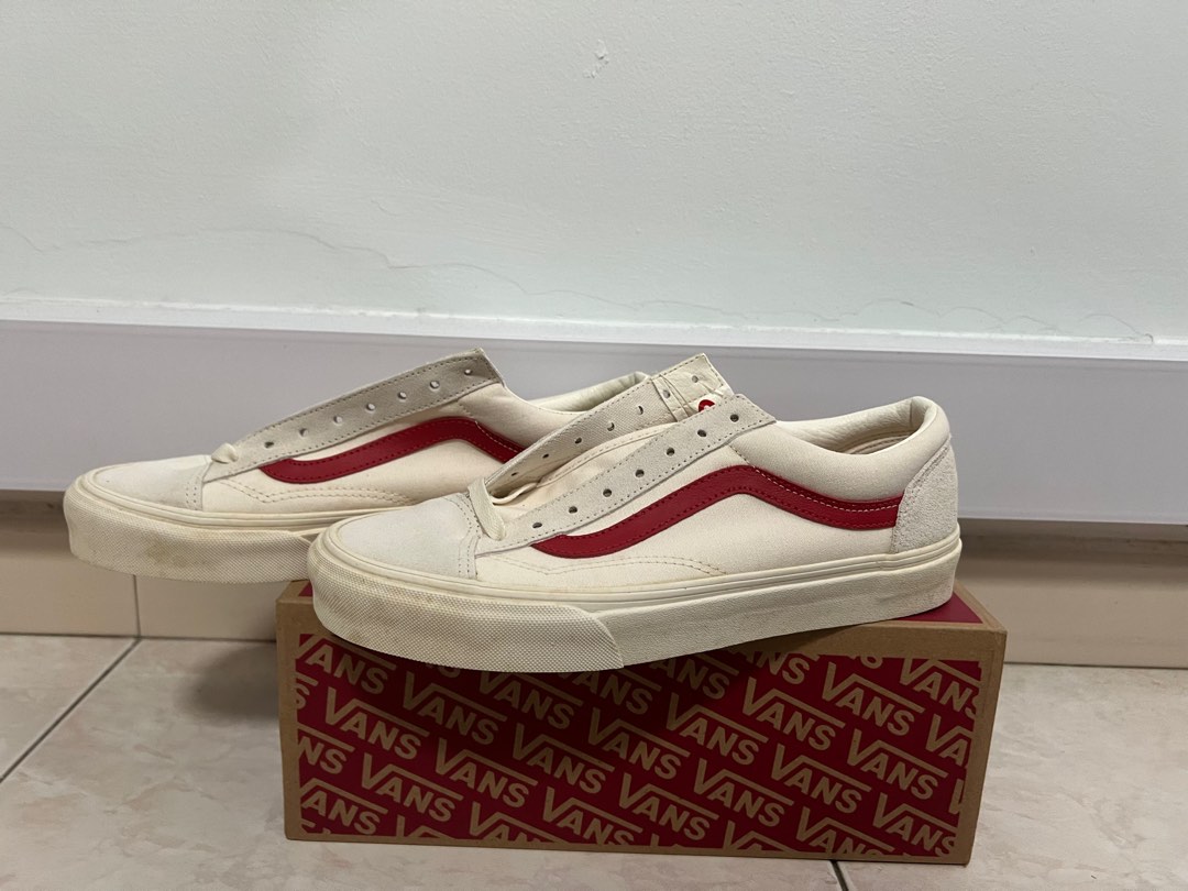 Marshmallow racing red outlet vans