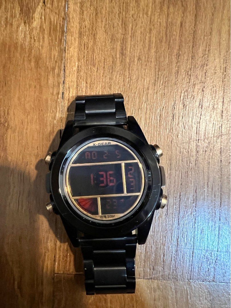 X Gear Men Watch Black Gold