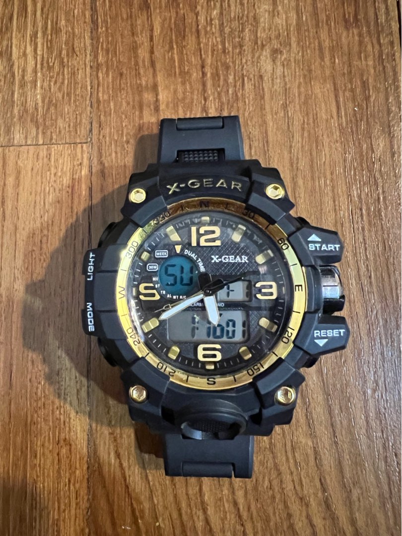 Gear watch black hotsell