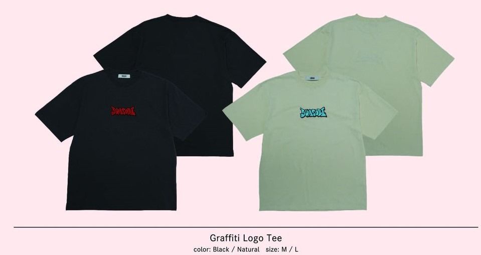【YOASOBI官方正版週邊】Graffiti Logo Tee (Black) 黑色短T (M號/L號) 全新未拆